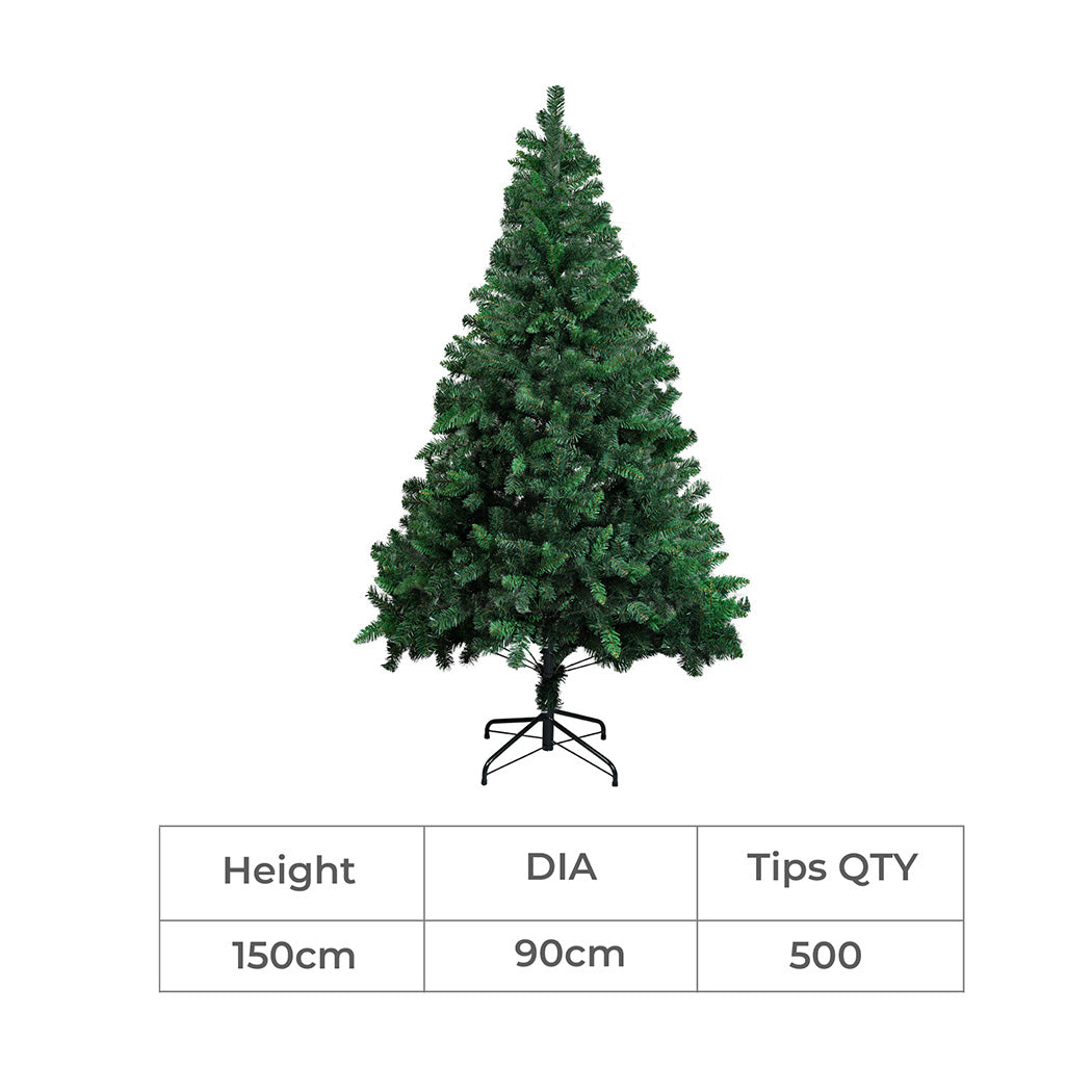 SANTACO 1.5M Christmas Tree with Stand-1857300316458979330