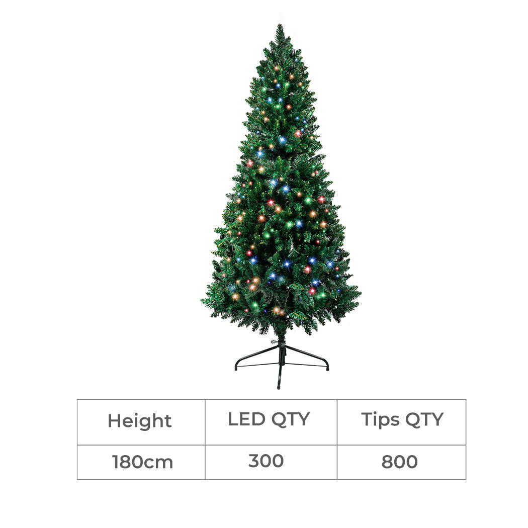 SANTACO Prelit Slim Pencil Christmas Tree 1.8M-1857300315271991298