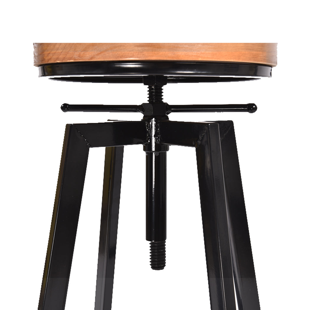 Levede 4x Bar Stools Industrial Kitchen-1831592505532092420