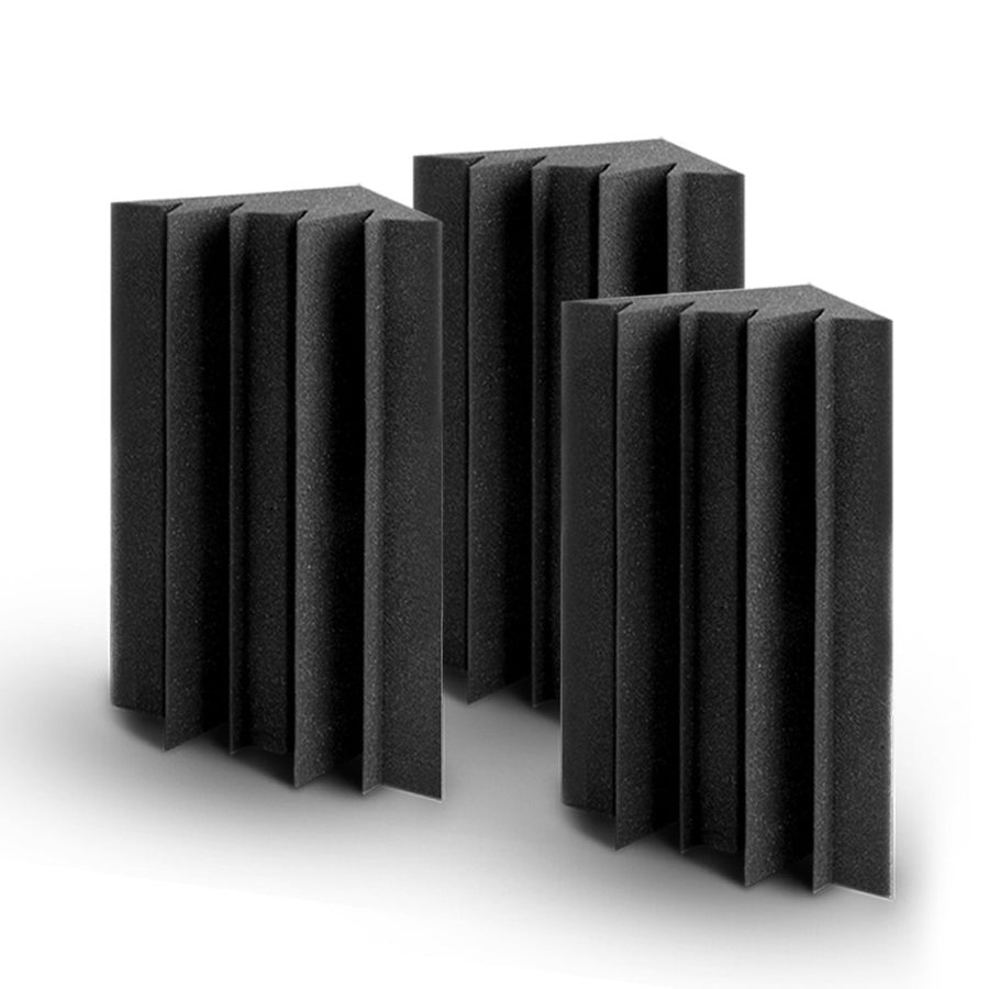 20pcs Corner Acoustic Foam Sound Absorption Studio Panels - 12 x 17 x 24cm Homecoze