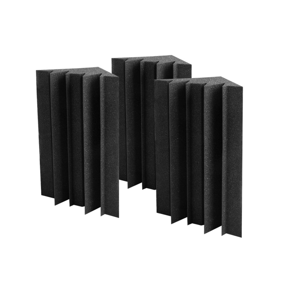 40pcs Corner Acoustic Foam Sound Absorption Studio Panels - 12 x 17 x 24cm Homecoze