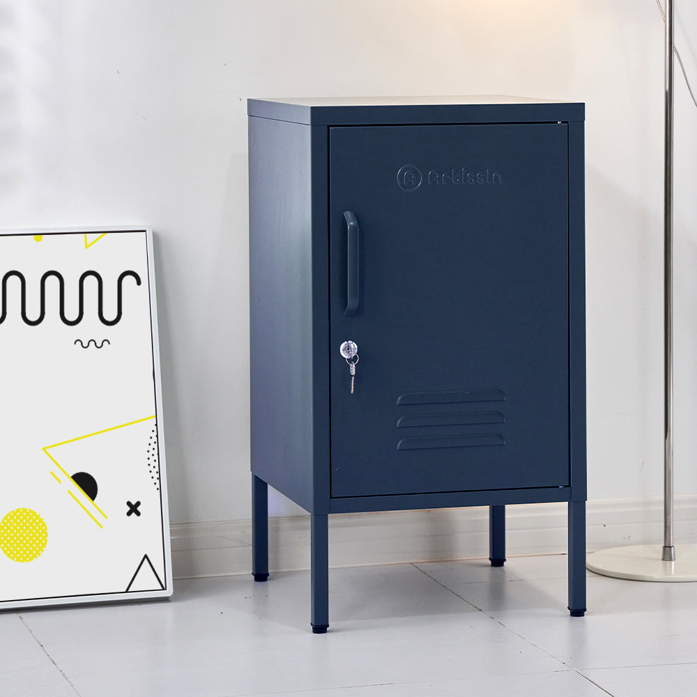 Industrial Series Single Locker Storage Cabinet - Blue Homecoze