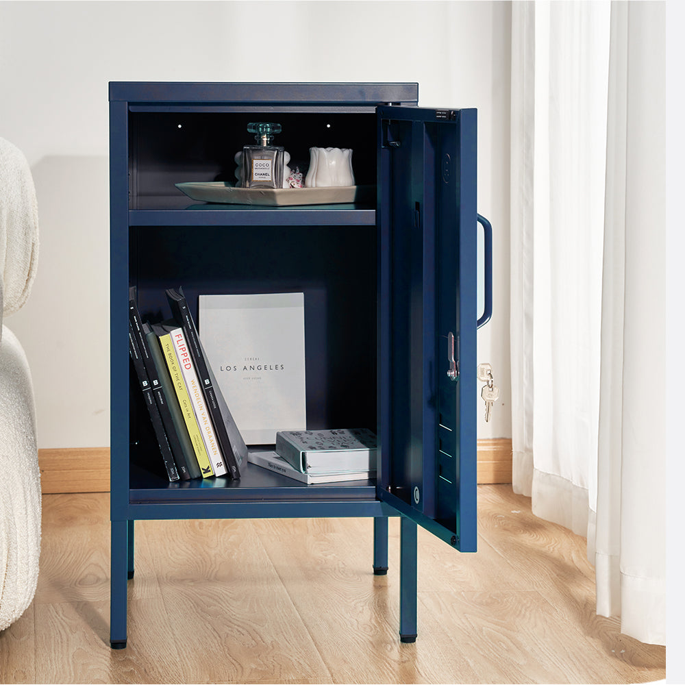 Industrial Series Single Locker Storage Cabinet - Blue Homecoze