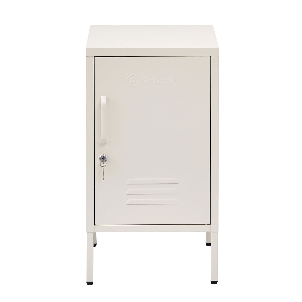 Industrial Series Single Locker Storage Cabinet - White Homecoze