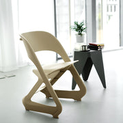 Nordic Artistic Style Stackable Chairs Set of 4 - Beige - Homecoze