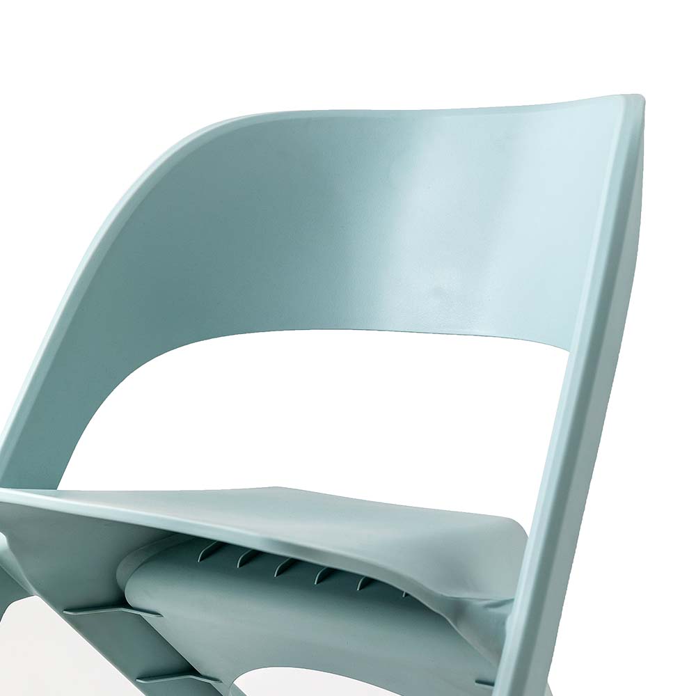 Nordic Artistic Style Stackable Chairs Set of 4 - Blue - Homecoze