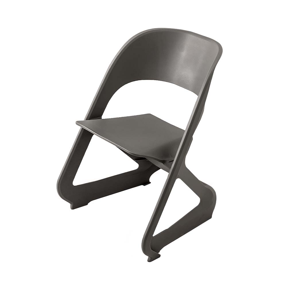 Nordic Artistic Style Stackable Chairs Set of 4 - Grey - Homecoze