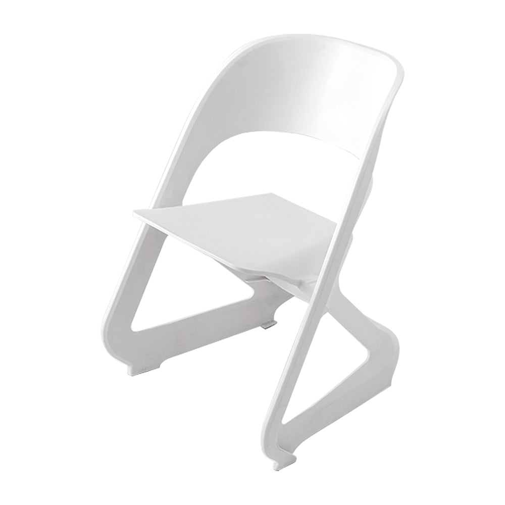 Nordic Artistic Style Stackable Chairs Set of 4 - White - Homecoze