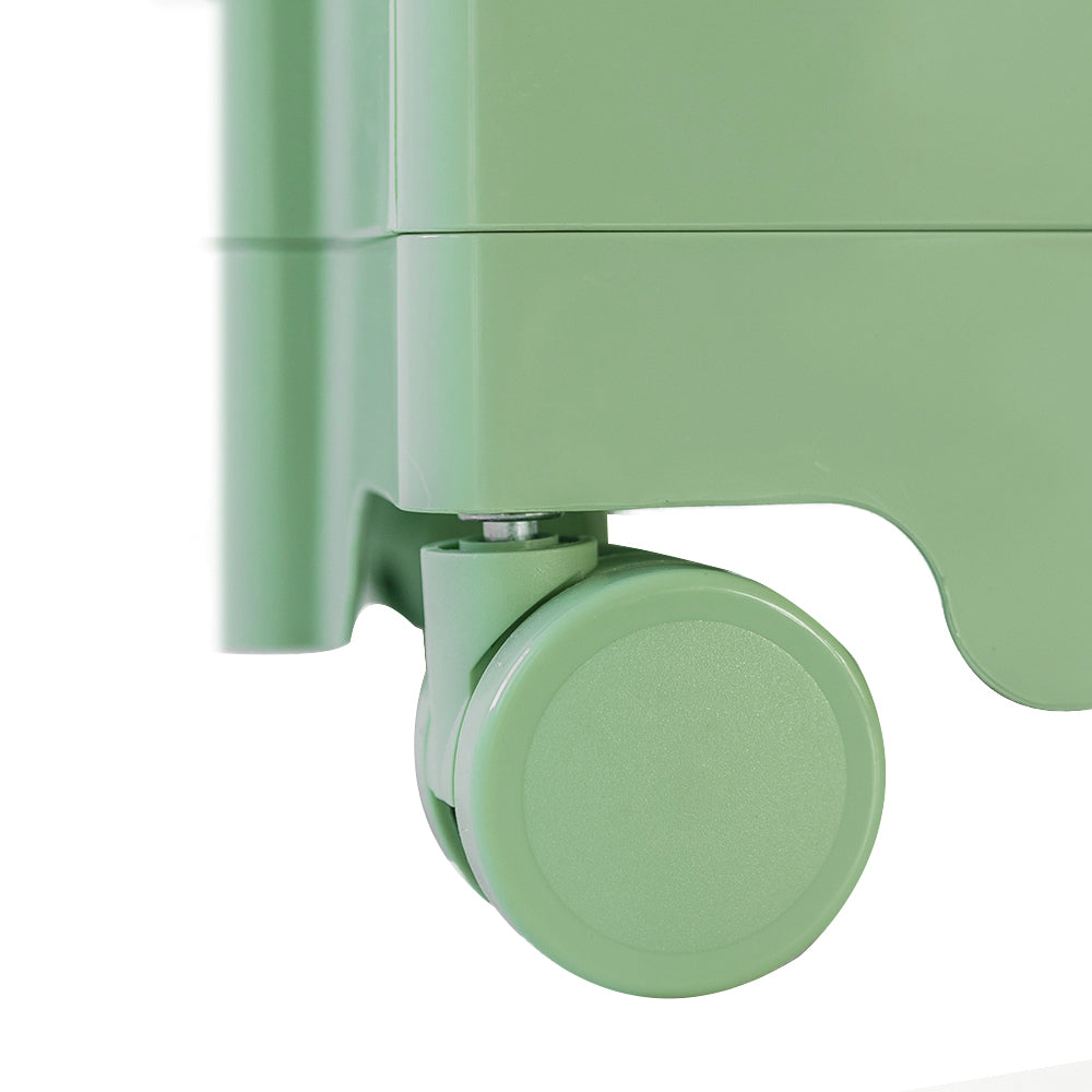 3-Tier Craft Trolley | Multipurpose Storage Cart - Green - Homecoze