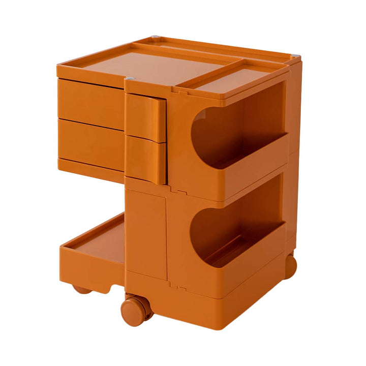 Replica Boby Trolley 3 Tier Multipurpose Storage Drawer Cart - Orange Homecoze