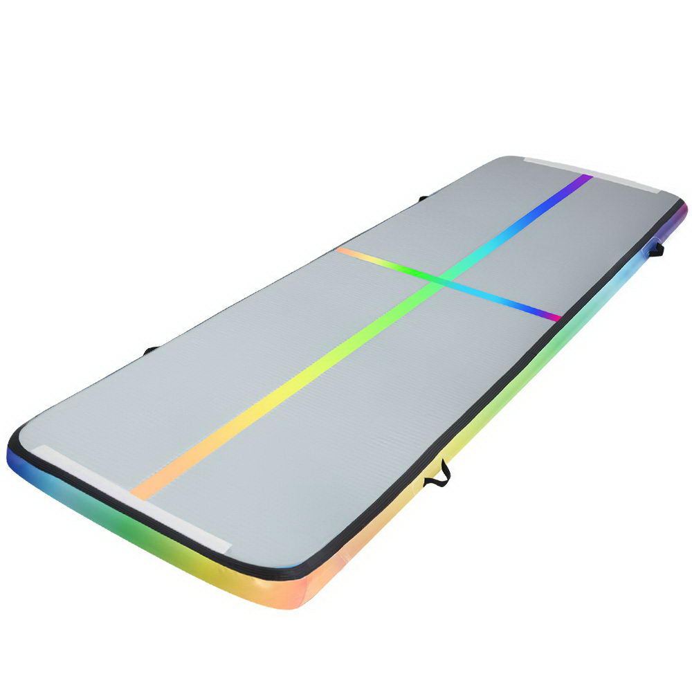 4M Air Track Gymnastics Tumbling Inflatable Exercise Mat 10cm Thick Homecoze