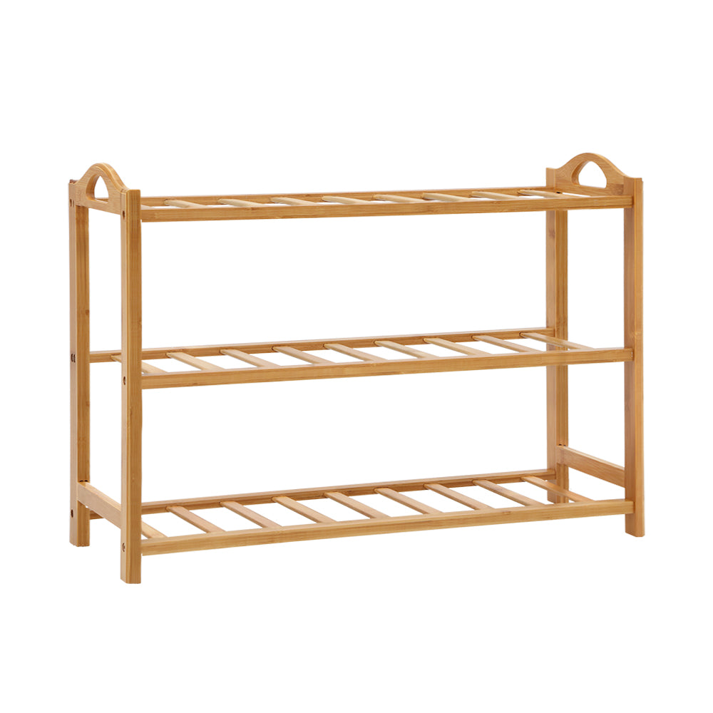 3 Tiers Bamboo Shoe Rack Stand Homecoze