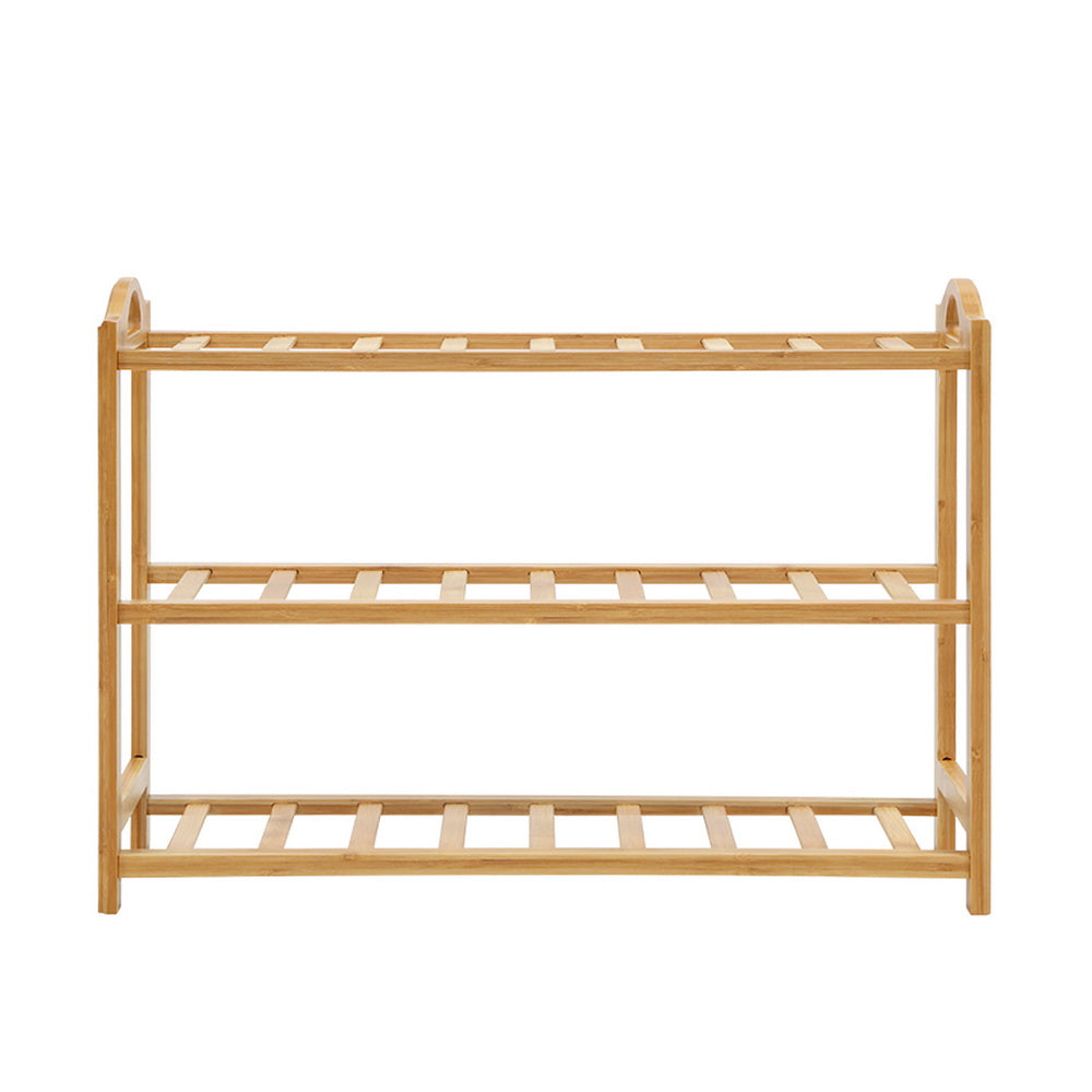 3 Tiers Bamboo Shoe Rack Stand Homecoze