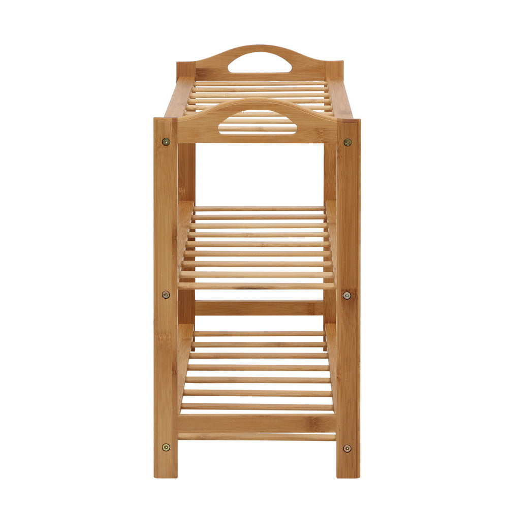 3 Tiers Bamboo Shoe Rack Stand Homecoze