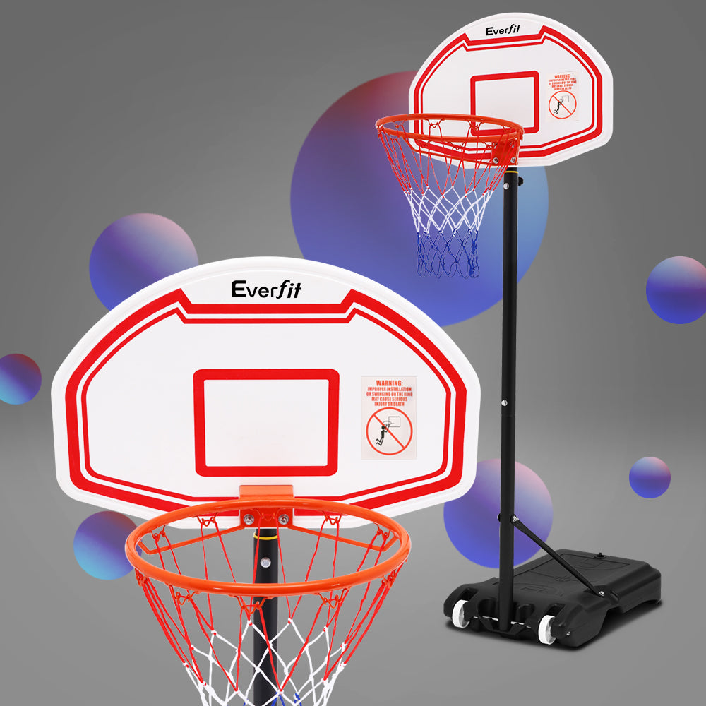 2.1m Adjustable Basketball Hoop Stand - White Homecoze