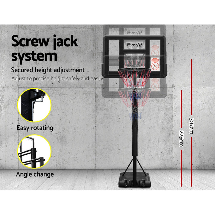 3.05m Adjustable Basketball Hoop Stand Homecoze