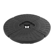 Round Umbrella Base Stand for 2.7m & 3m Umbrellas Homecoze