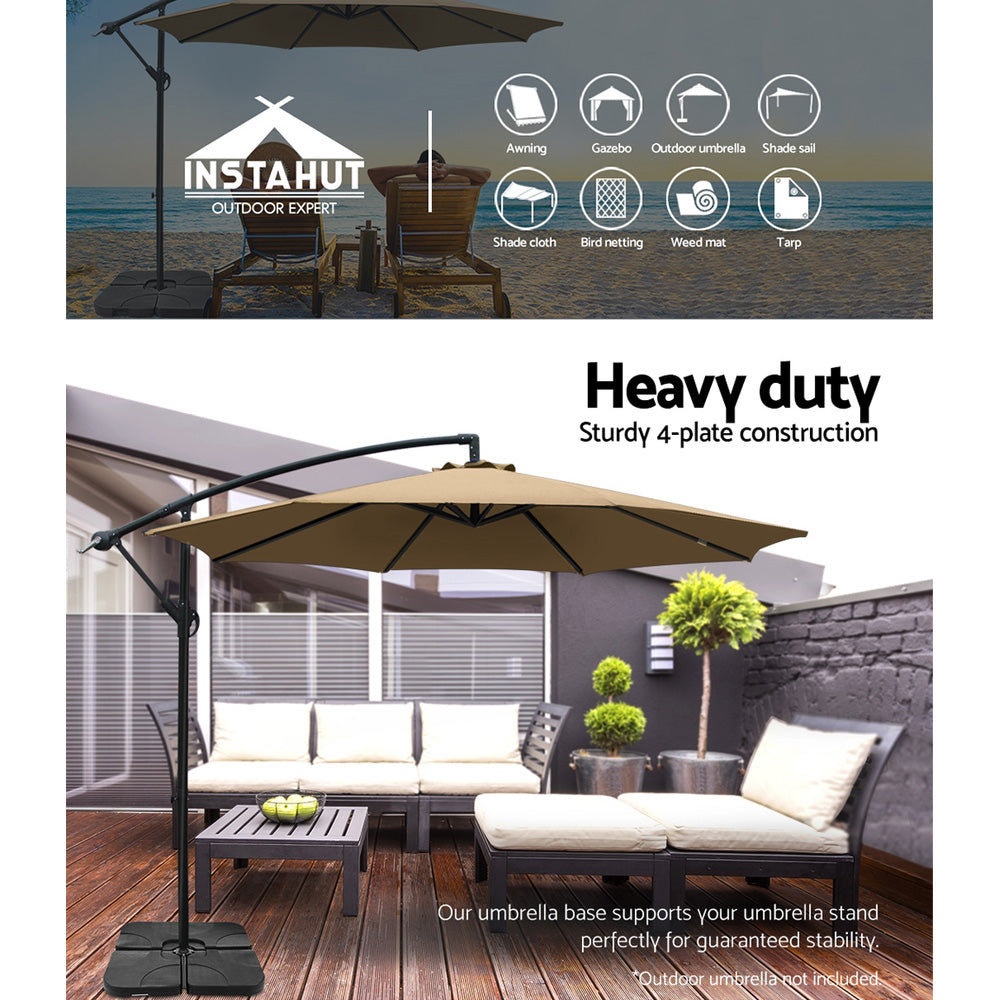 Umbrella Base Stand for 2.7m & 3m Umbrellas Homecoze