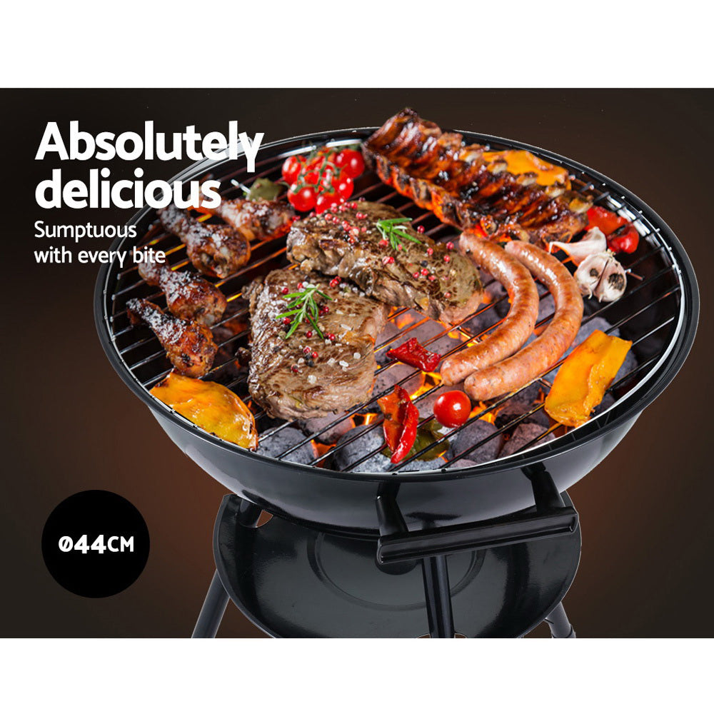 Charcoal BBQ Smoker Outdoor Barbeque Steel Oven Homecoze