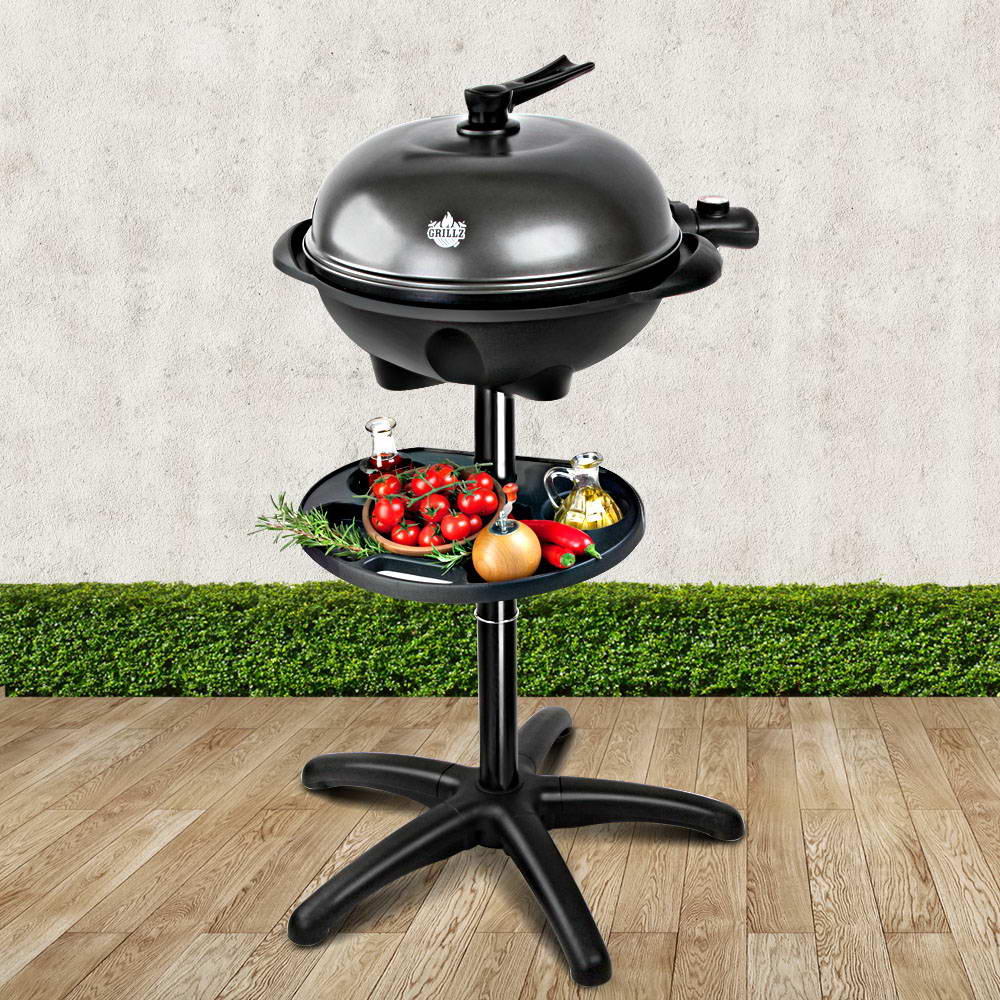 Portable Electric BBQ With Stand Homecoze