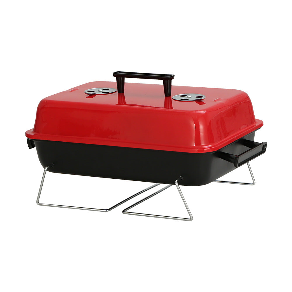 Charcoal BBQ Portable Grill Camping Barbecue Outdoor Cooking Smoker Homecoze