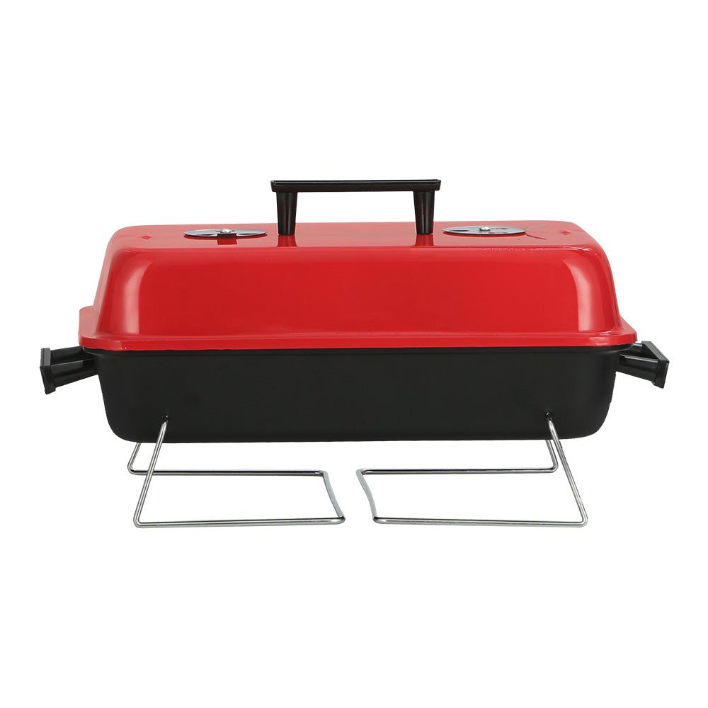 Charcoal BBQ Portable Grill Camping Barbecue Outdoor Cooking Smoker Homecoze
