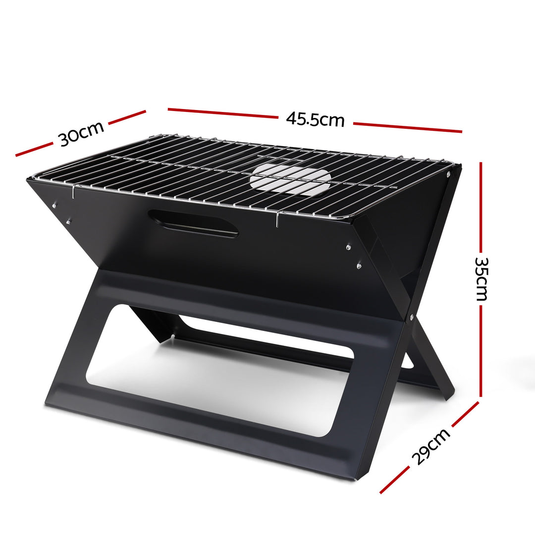 Notebook Portable Charcoal BBQ Grill Homecoze