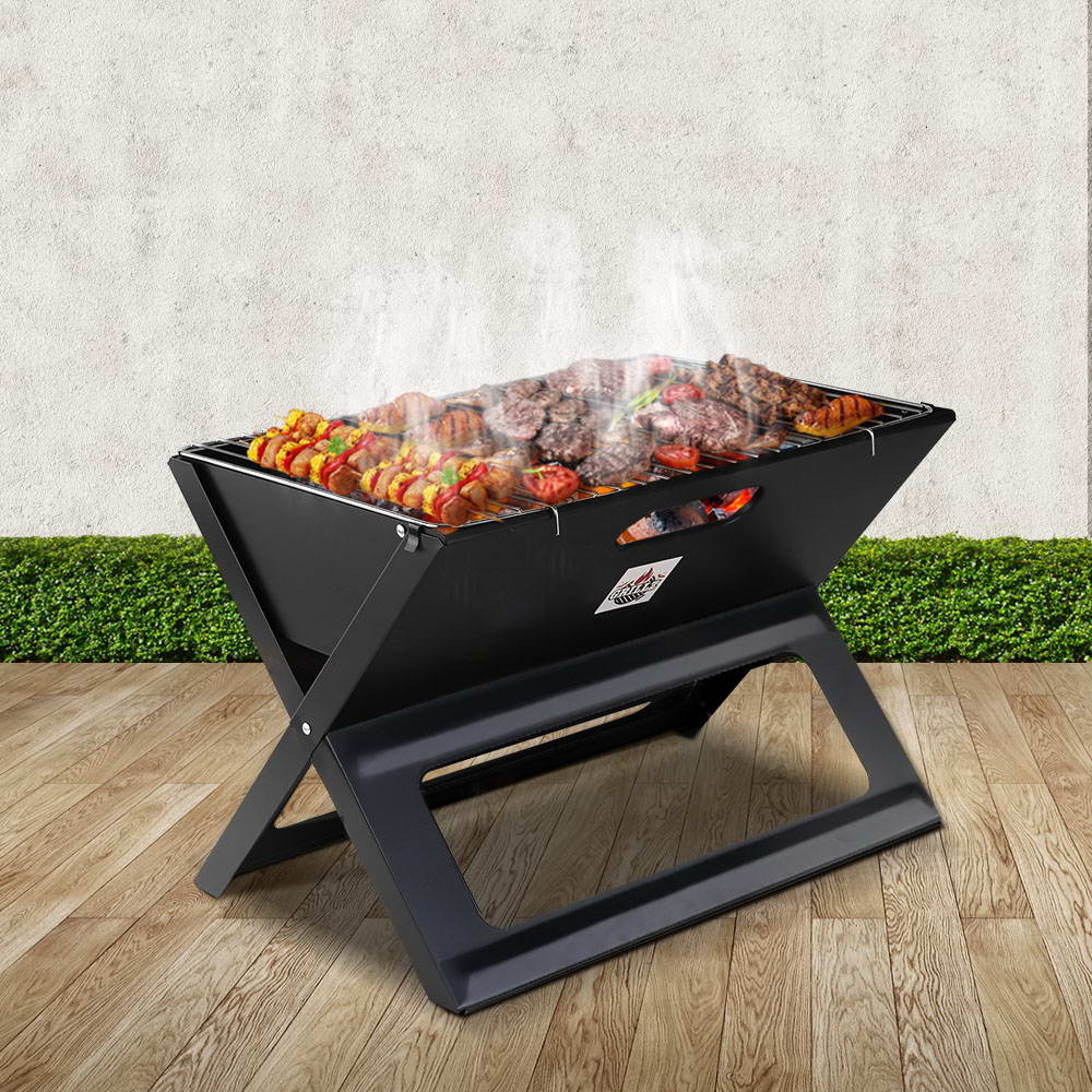 Notebook Portable Charcoal BBQ Grill Homecoze