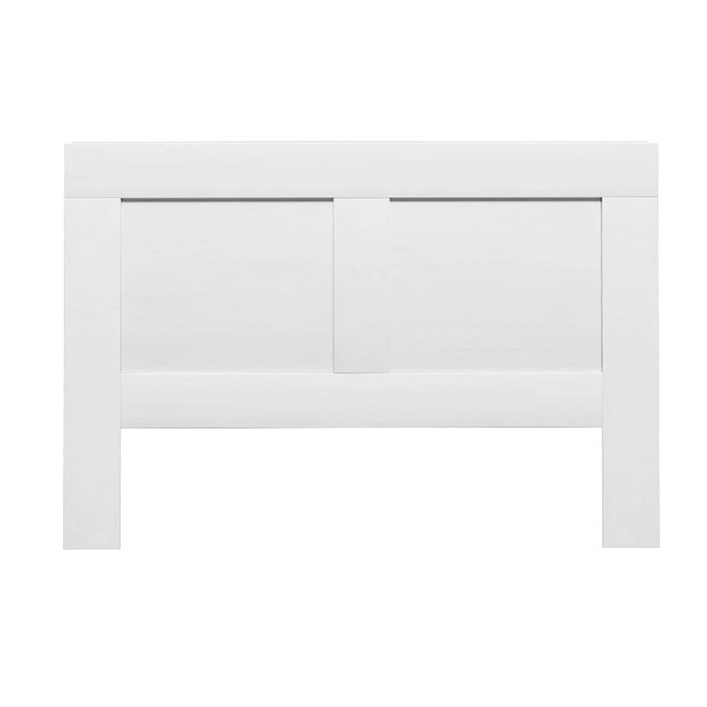 Queen Size Storage Headboard Bed Frame Bed Head with Shelves – White Homecoze