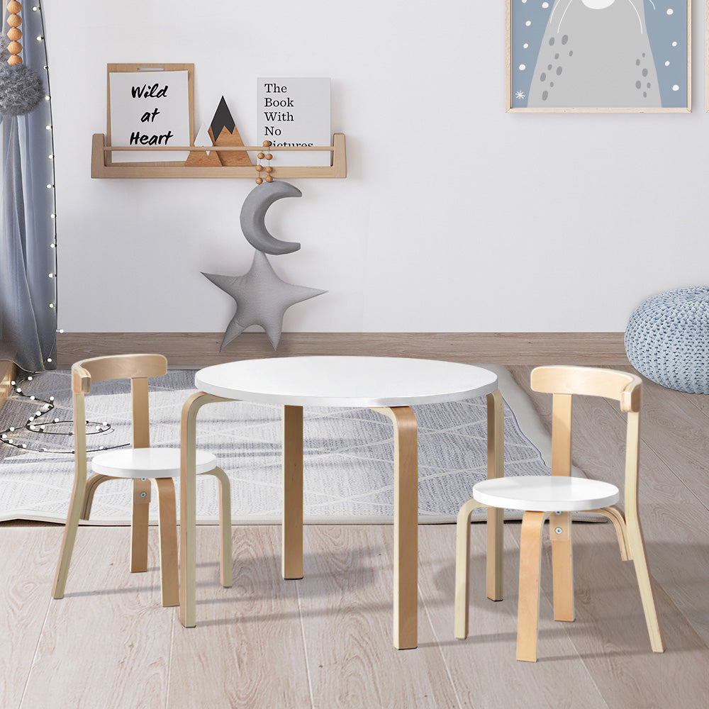 3PC Kids Table and Chairs Activity Set - Homecoze
