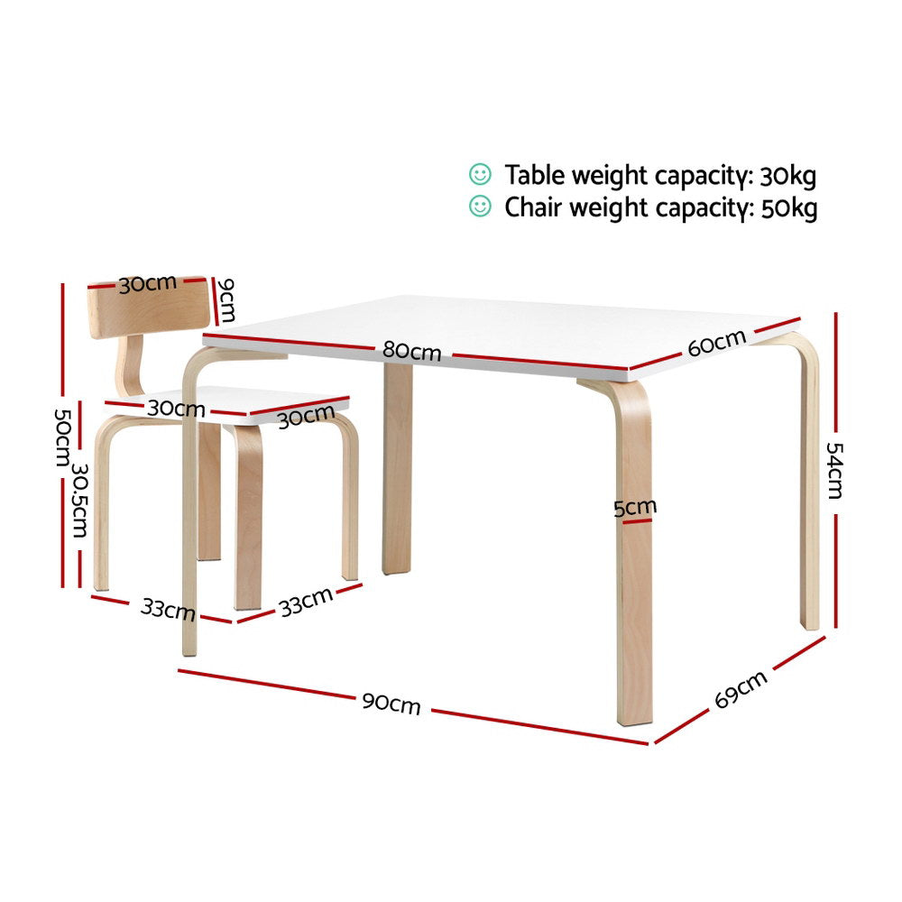 5PC Kids Table and Chairs Activity Set - Homecoze