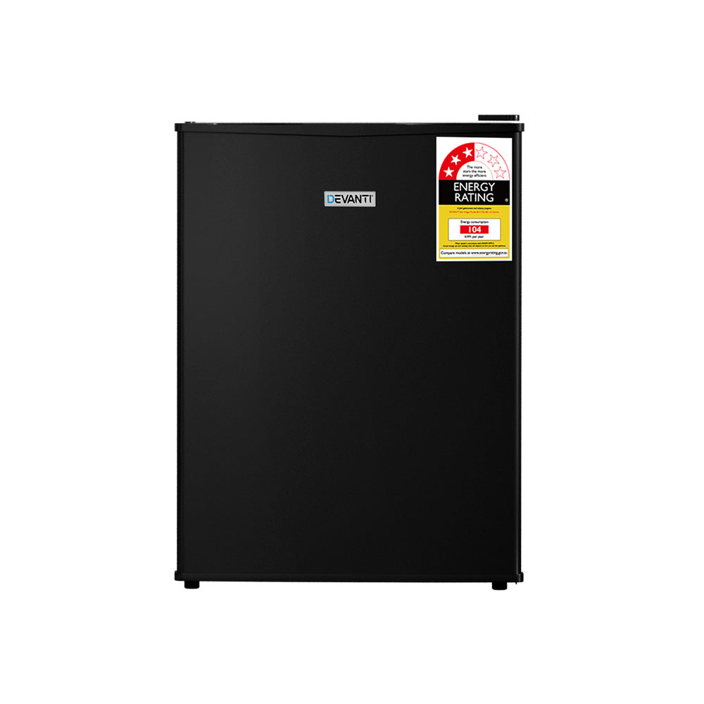 70L Portable Mini Bar Fridge with Chiller - Black Homecoze