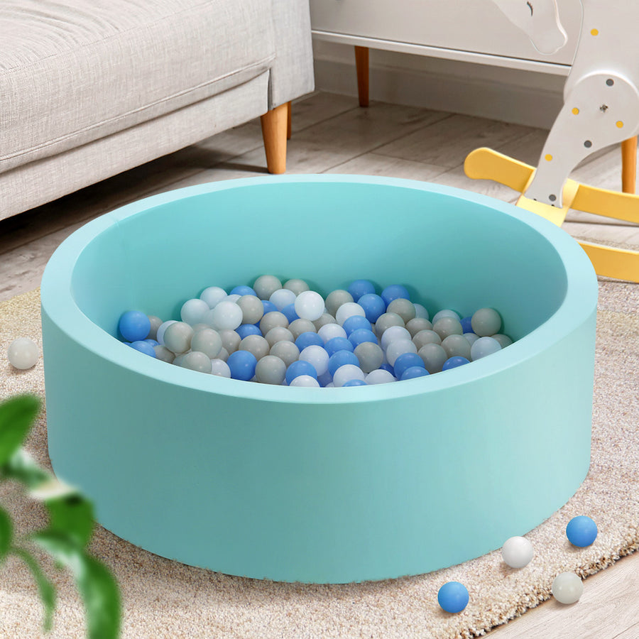 Kids Ball Pit Ocean Foam Play Pond with Balls - Blue Homecoze