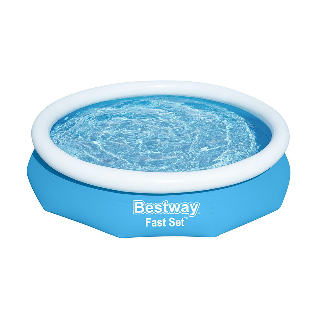 3m Round Inflatable Swimming Pool with Filter Pump - 3200L Capacity Homecoze