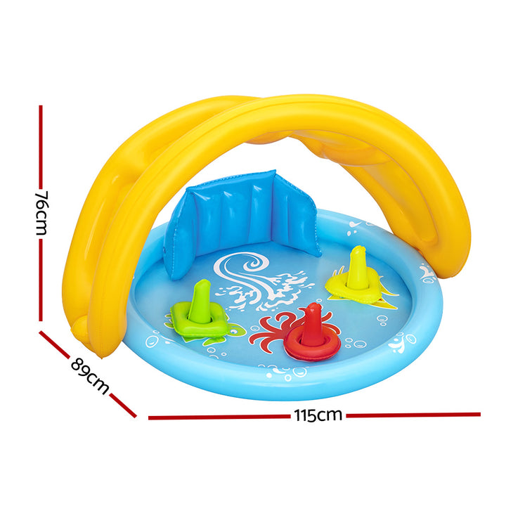 Small 115cm Kids My First Swimming Pool Above Ground Inflatable Water Park Homecoze