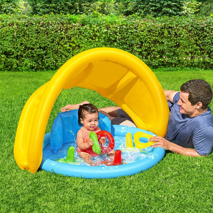 Small 115cm Kids My First Swimming Pool Above Ground Inflatable Water Park Homecoze