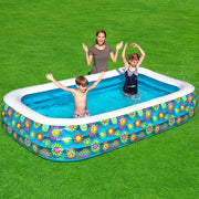 3m x 1.8m Inflatable Swimming Pool - 1161L Capacity Homecoze