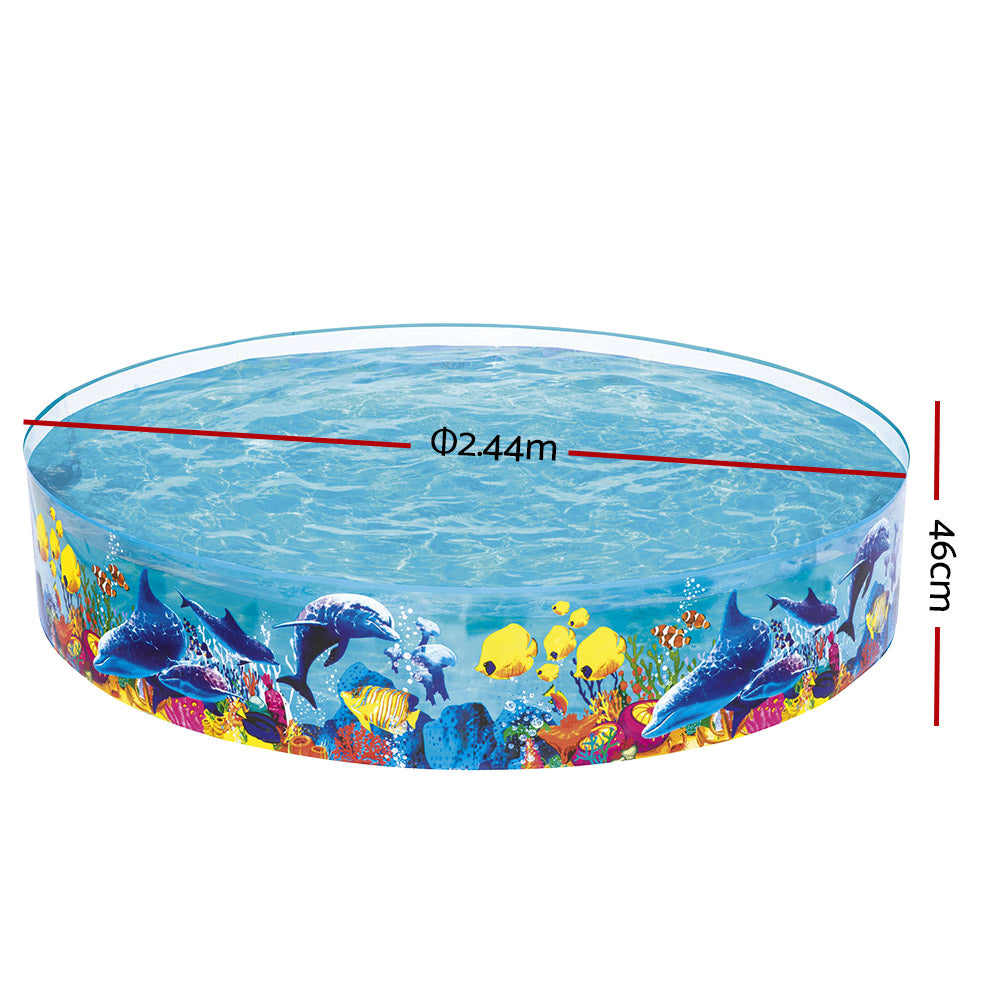 2.5m Round Fill-n-fun Undersea Friends Swimming Pool Homecoze Home & Living