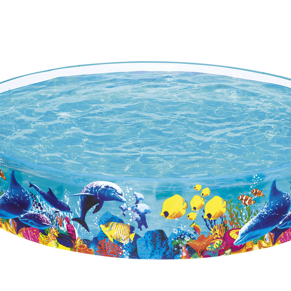 2.5m Round Fill-n-fun Undersea Friends Swimming Pool Homecoze