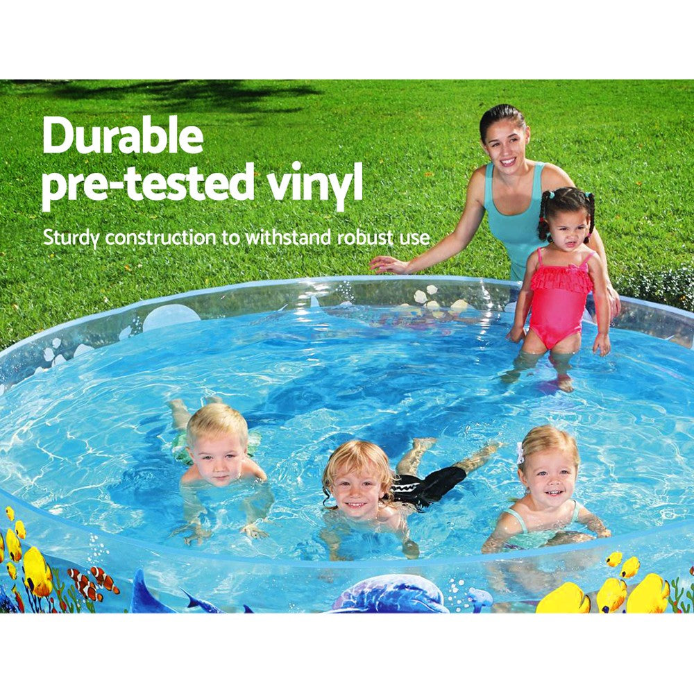 2.5m Round Fill-n-fun Undersea Friends Swimming Pool Homecoze