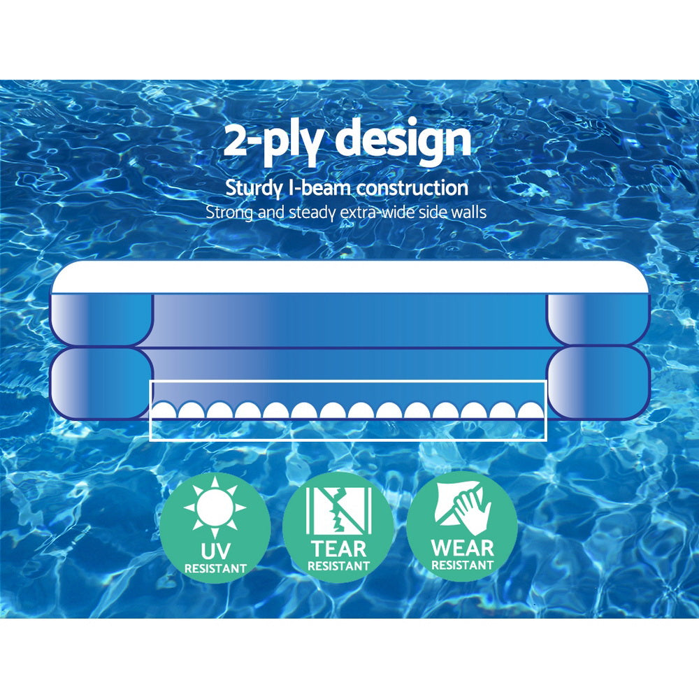 1.5m Round Kids Inflatable Swimming Pool - 477L Capacity Homecoze