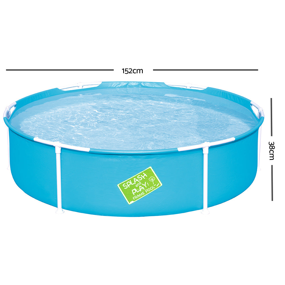 1.5m Round Above Ground Swimming Pool - 580L Capacity Homecoze