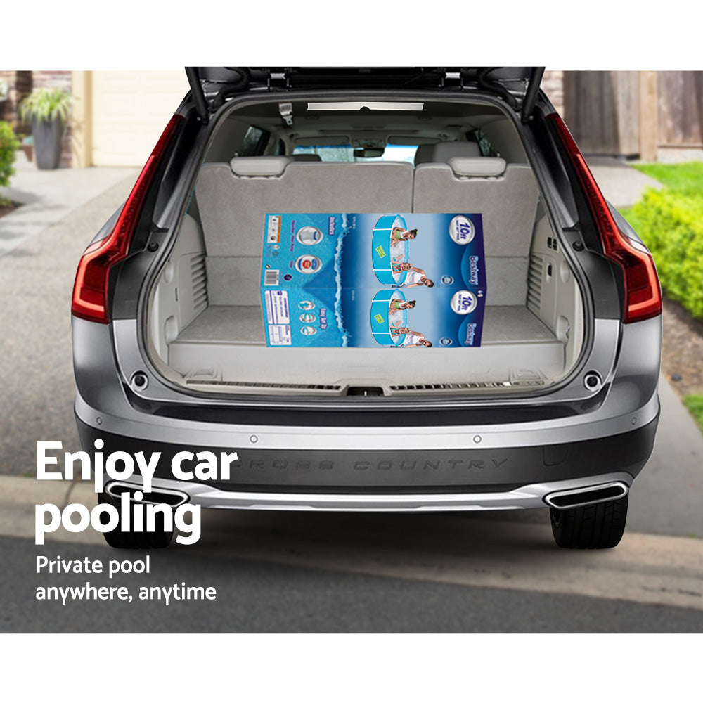 1.5m Round Above Ground Swimming Pool - 580L Capacity Homecoze