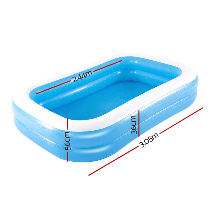 2.6m x 1.75m Classic Inflatable Swimming Pool