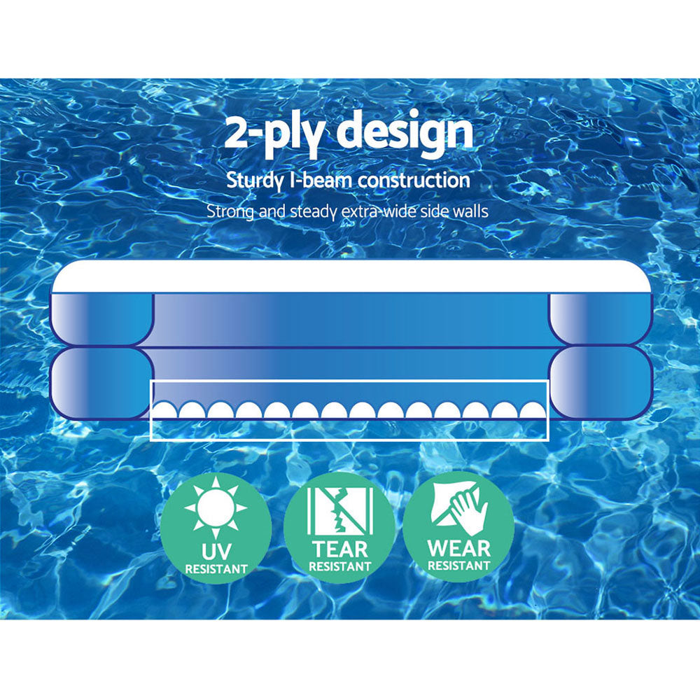2.6m x 1.75m Classic Inflatable Swimming Pool - Homecoze