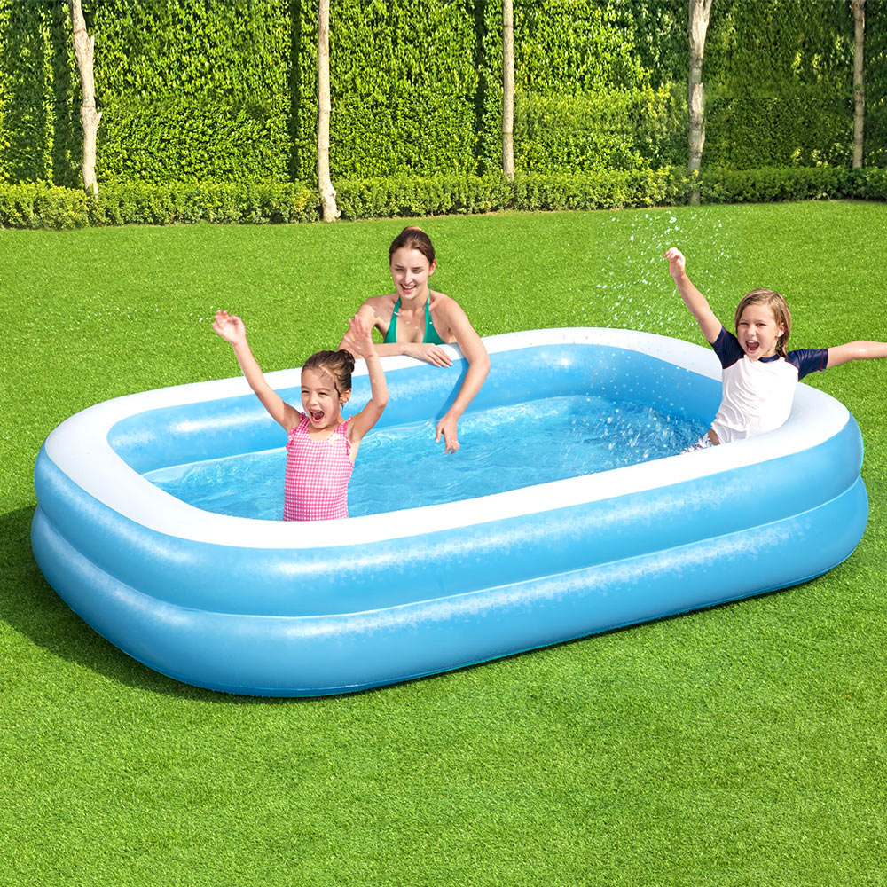 2.6m x 1.75m Classic Inflatable Swimming Pool - Homecoze