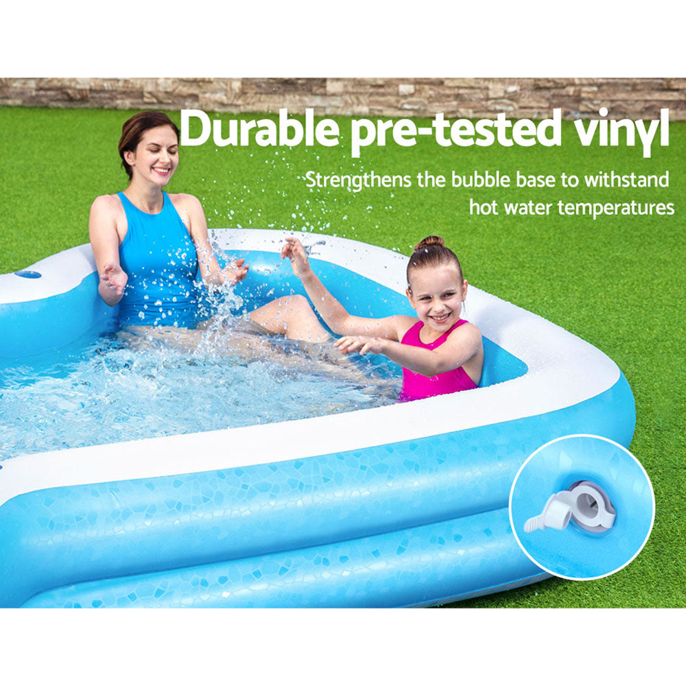 3m x 2.75m Inflatable Kids Backyard Swimming Pool Homecoze