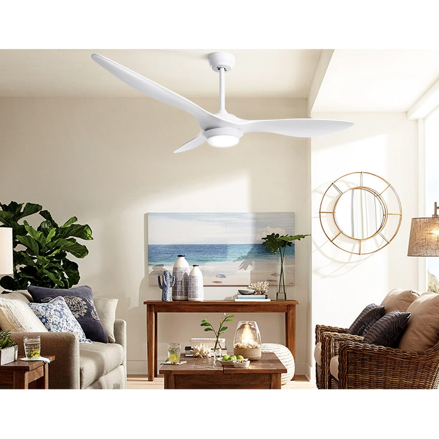 52'' Ceiling Fan With Light Remote DC Motor Homecoze