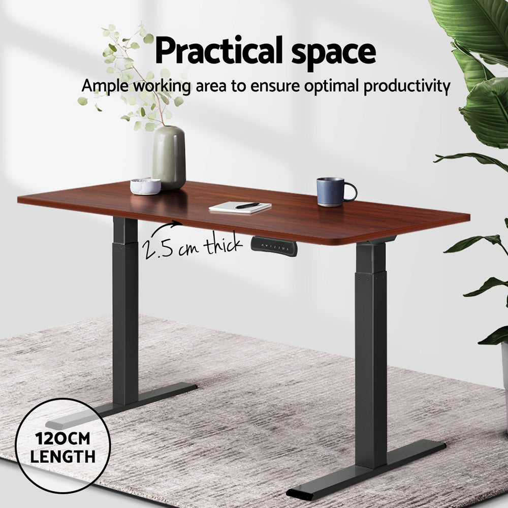 Standing Desk Replacement Table Top 120cm x 60cm - Walnut Homecoze
