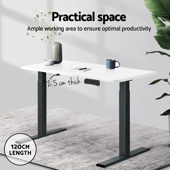 Standing Desk Replacement Table Top 120cm x 60cm - White Homecoze